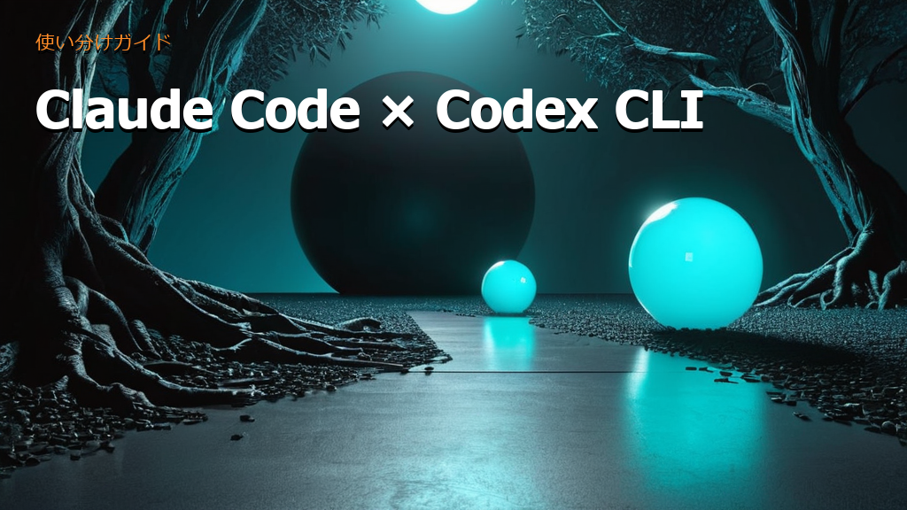 Claude CodeとOpenAI Codex CLI、理想的な使い分け方